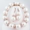 Swarovski Crystal and Pearl Bracelet and Earrings Set