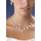 Pearl Drop Necklace and Earrings Bridal Jewelry Set