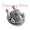 Thanksgiving Turkey Dinner Sterling Silver Charm