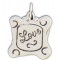 Sterling Silver Love is All You Need Charm