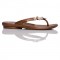 OKA b. Malia Copper Flip Flop Sandals