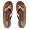 OKA b. Malia Copper Flip Flop Sandals