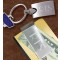 Engraved Silver Money Clip and Keychain Gift Set