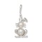 Sterling Silver Pearl Bunny Rabbit Pendant