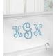 Monogrammed Terry Cosmetic Bag Set